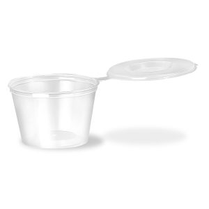 HINGED LID SAUCE CUP